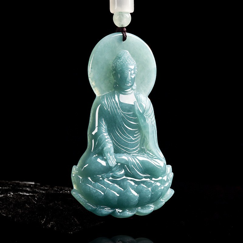Women'S Fashion - Kalung Liontin Buddha Giok Burma Alami