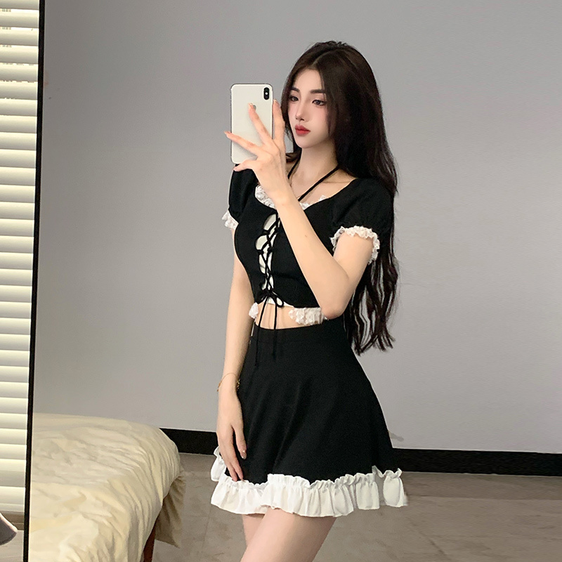 Women'S Fashion Middle Ages - Baju Renang Wanita Dua Potong Gaya