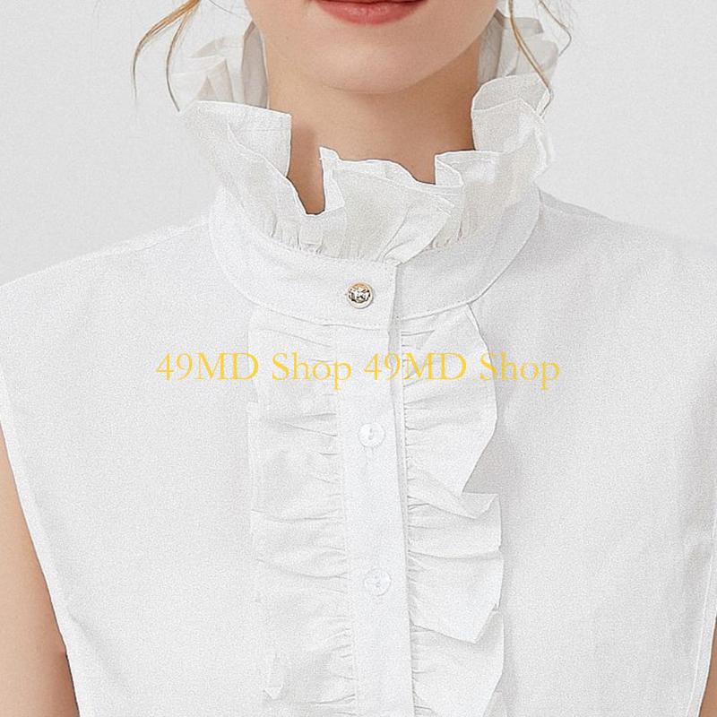 Women'S Fashion Victorian - 49MD Wanita Elegan Vintage Dilepas Kerah