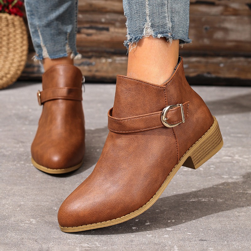 Sale Fashion Women - Sepatu Boots Wanita Musim Gugur Musim