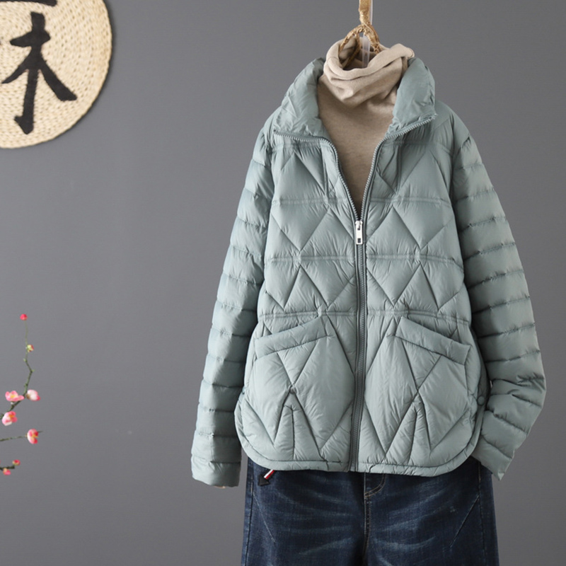 Women'S Fashion Parka - SEDUTMO Mantel Bulu Bebek Tipis Ultraringan