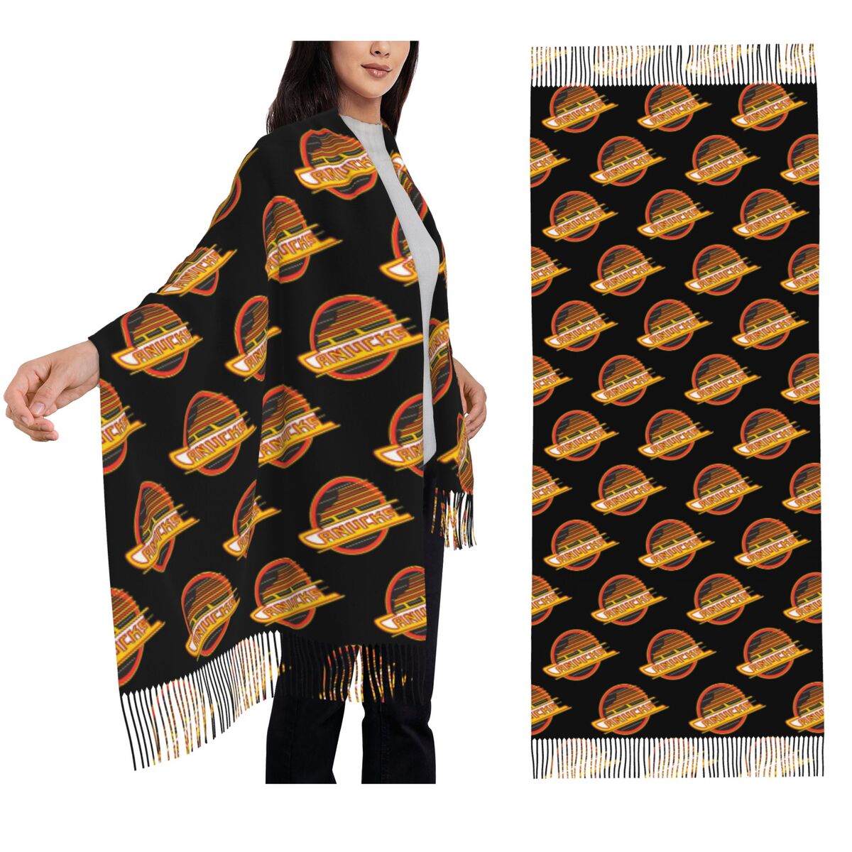 Women'S Fashion Vancouver - Vancouver Hockey - Syal Retro Canucks