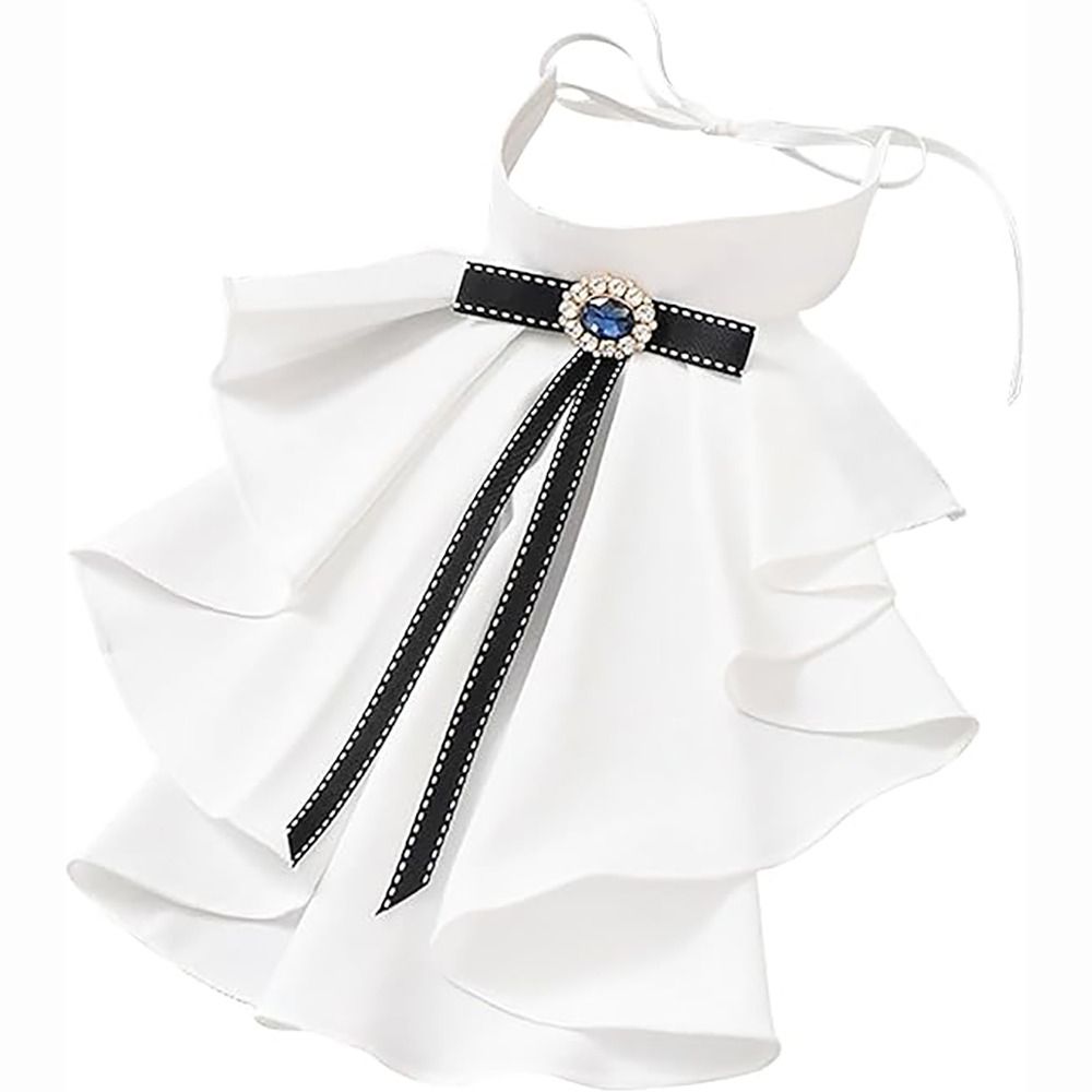 Women'S Fashion Victorian - Desain Ruffle Lolita Jabot Neck dengan