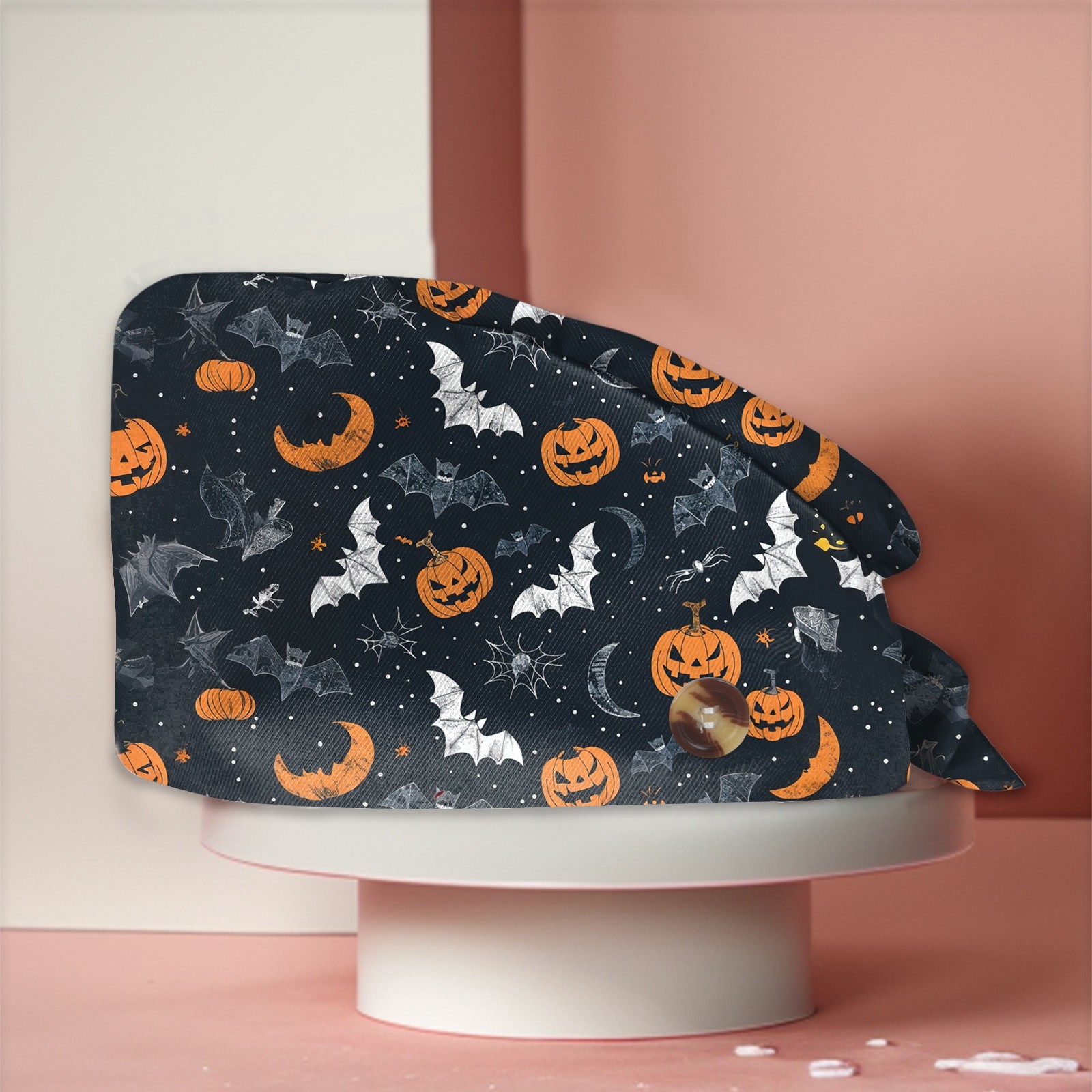 Bucket Hat Women - Topi Perawat Halloween Topi Modis Gambar