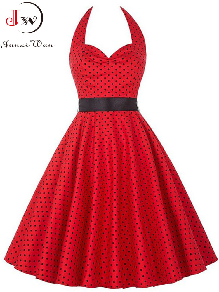 Women'S Fashion From The 60S - Wanita Musim Panas Polka Dot Vintage