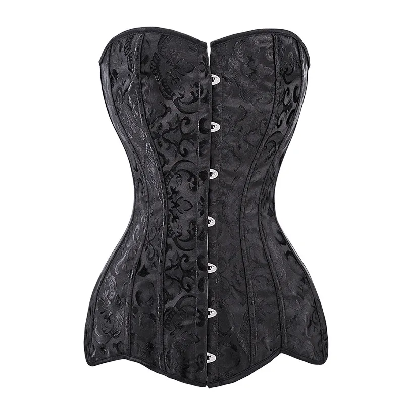 Women'S Fashion Victorian - Korset panjang Torso atasan seksi wanita