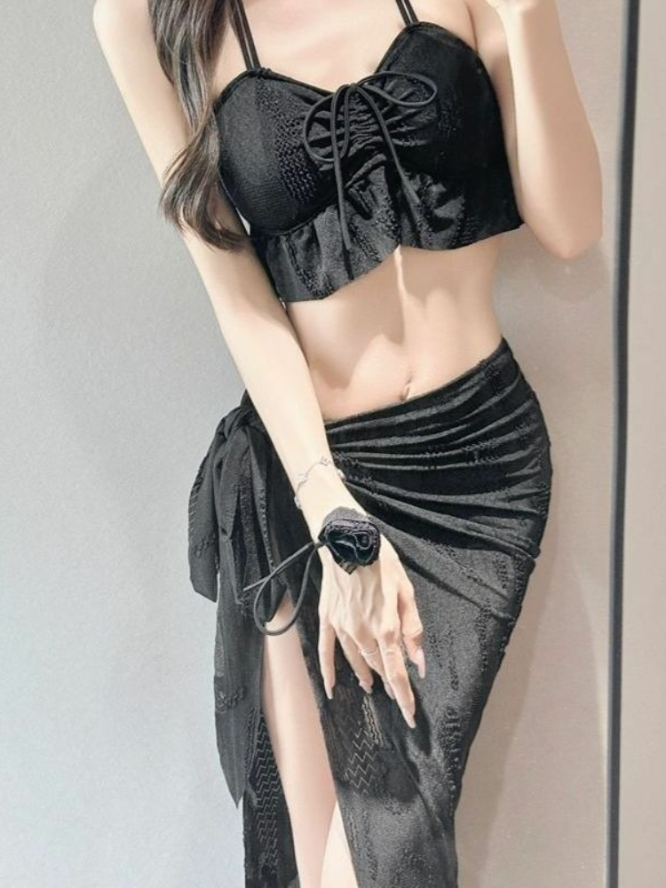 Women'S Fashion Middle Ages - Baju Renang Wanita Dua Potong Motif
