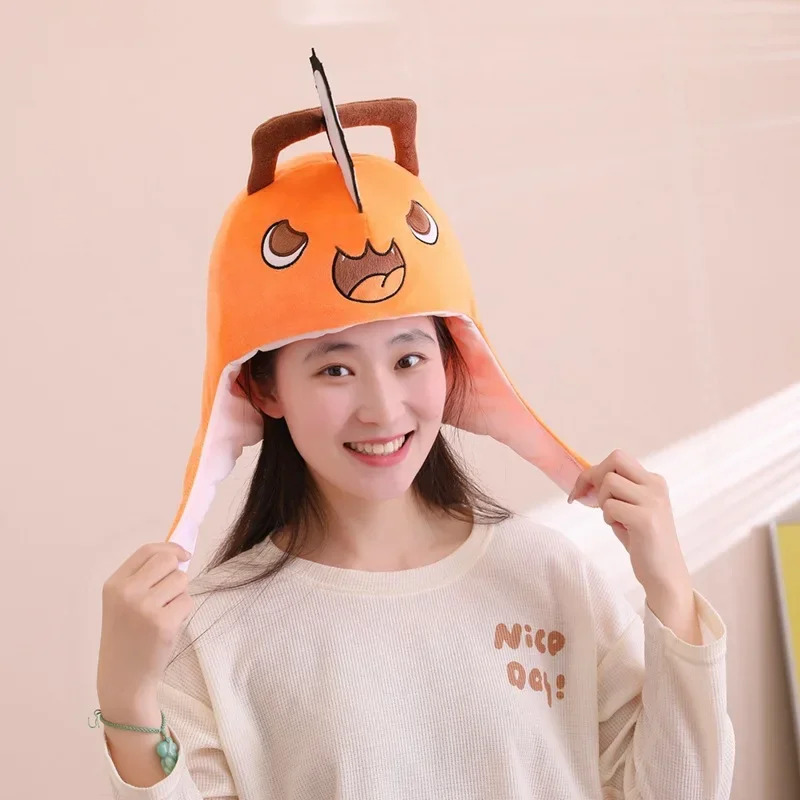 Women Fashion Jackets - Topi Kepala Boneka Cosplay Anime Chainsaw