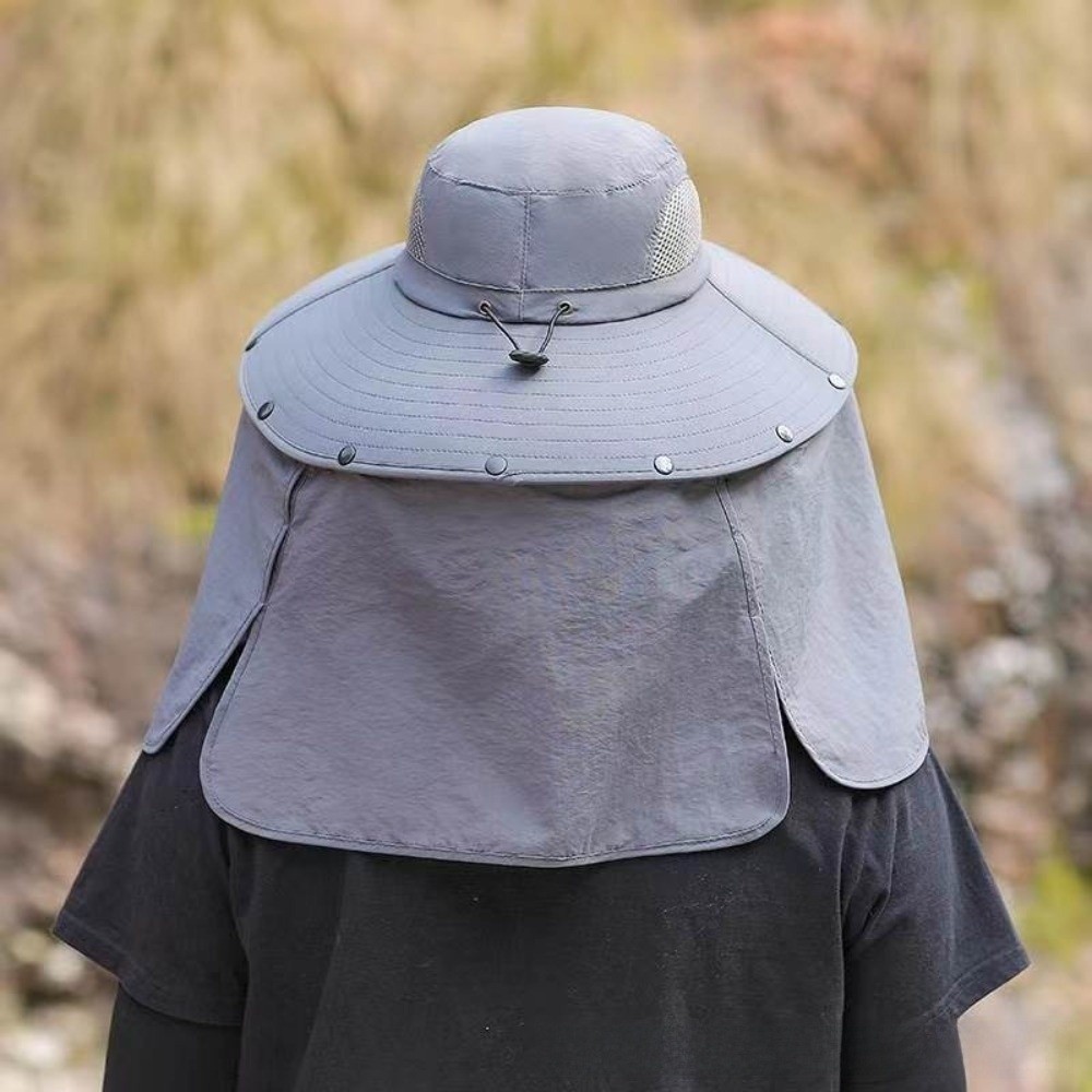 Bucket Hat Women - Topi Matahari Pria Kain Dapat Dilepas