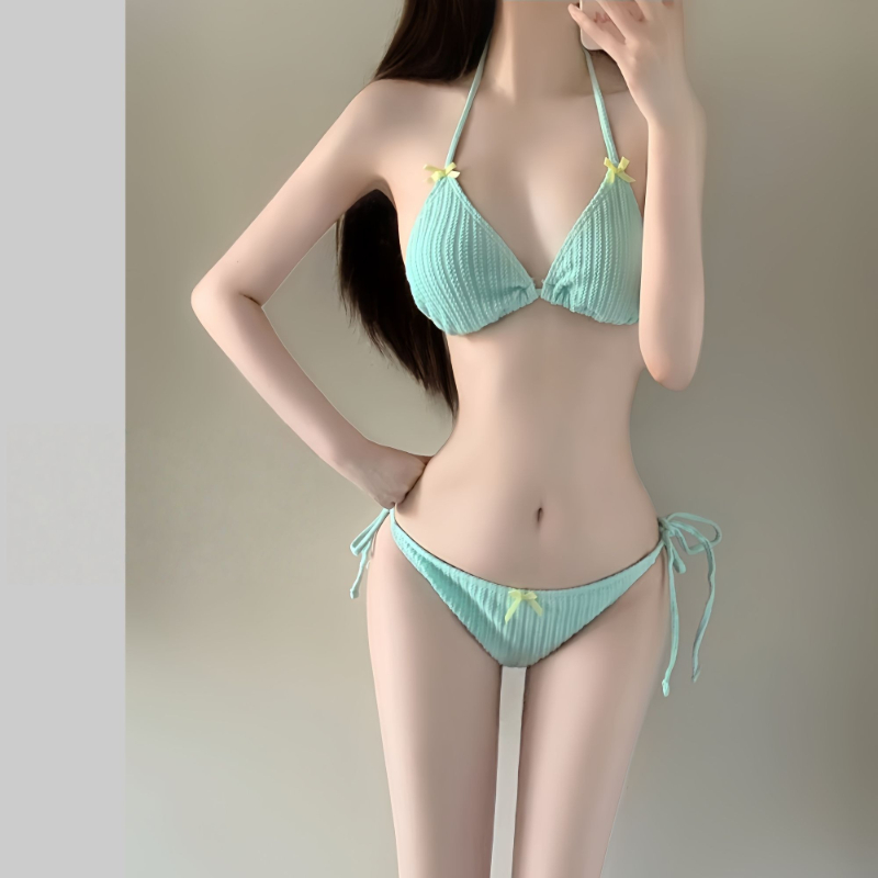 Women'S Fashion Middle Ages - Set Bikini Lengan Panjang Wanita Musim