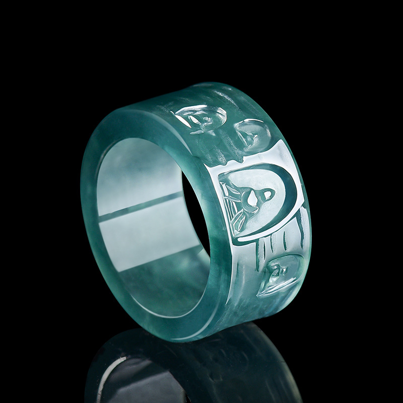 Women Fashion Designer - Cincin Buddha Giok Burma Alami Perhiasan