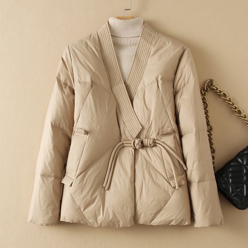 Women'S Fashion Parka - SEDUTMO Mantel Bulu Angsa Longgar Musim
