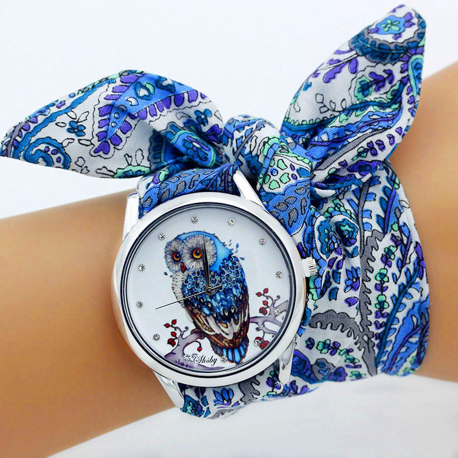 Women'S Fashion From The 60S - Shsby Jam Tangan Kain Wanita Baru