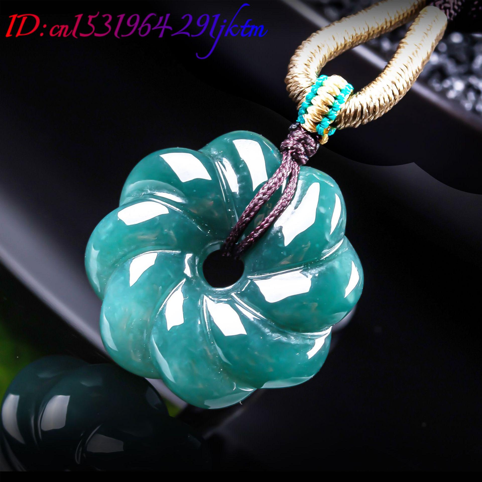 Kalung Liontin Bunga Giok Burm - Women'S Fashion ulasan dan harga
