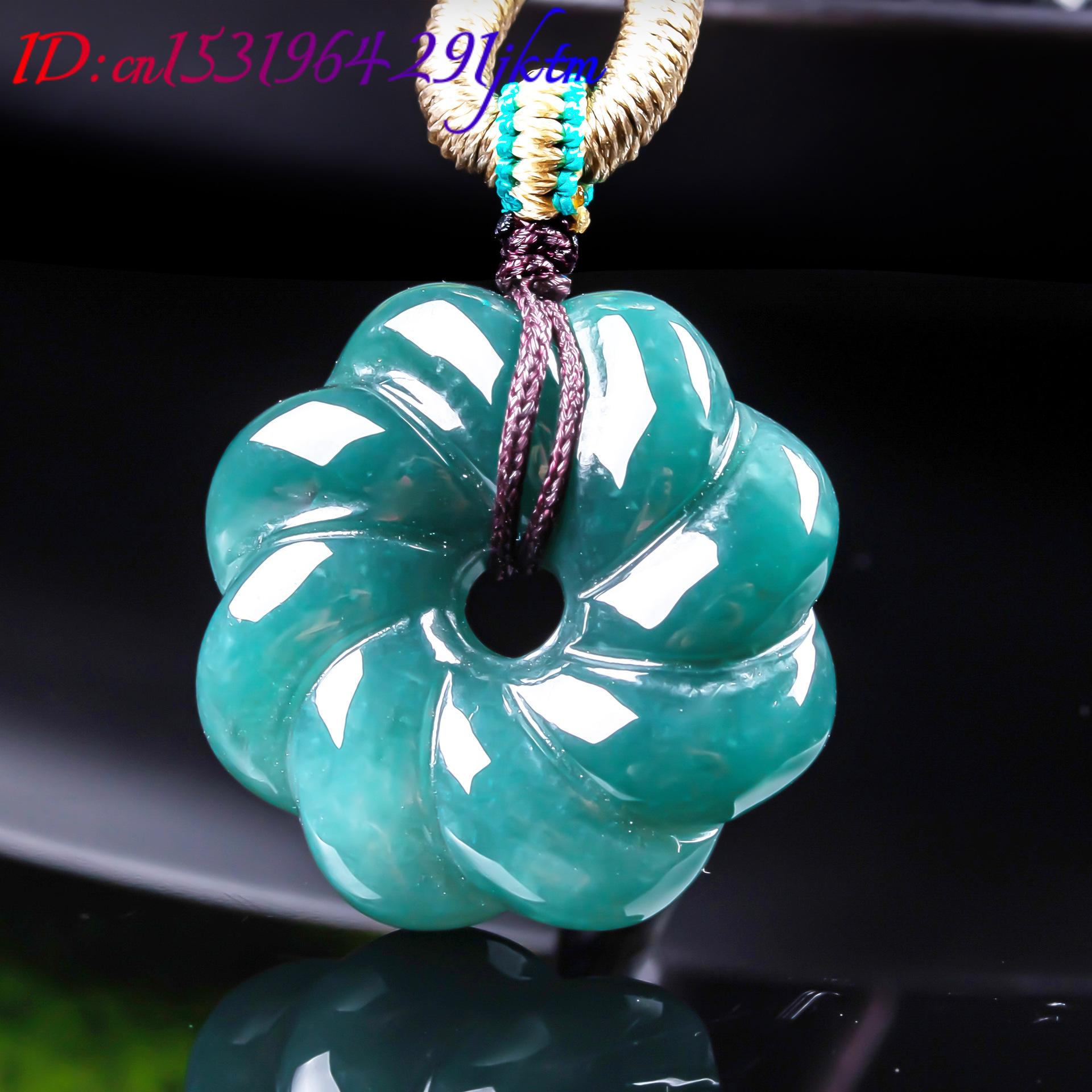 Kalung Liontin Bunga Giok Burm - Women'S Fashion ulasan dan harga