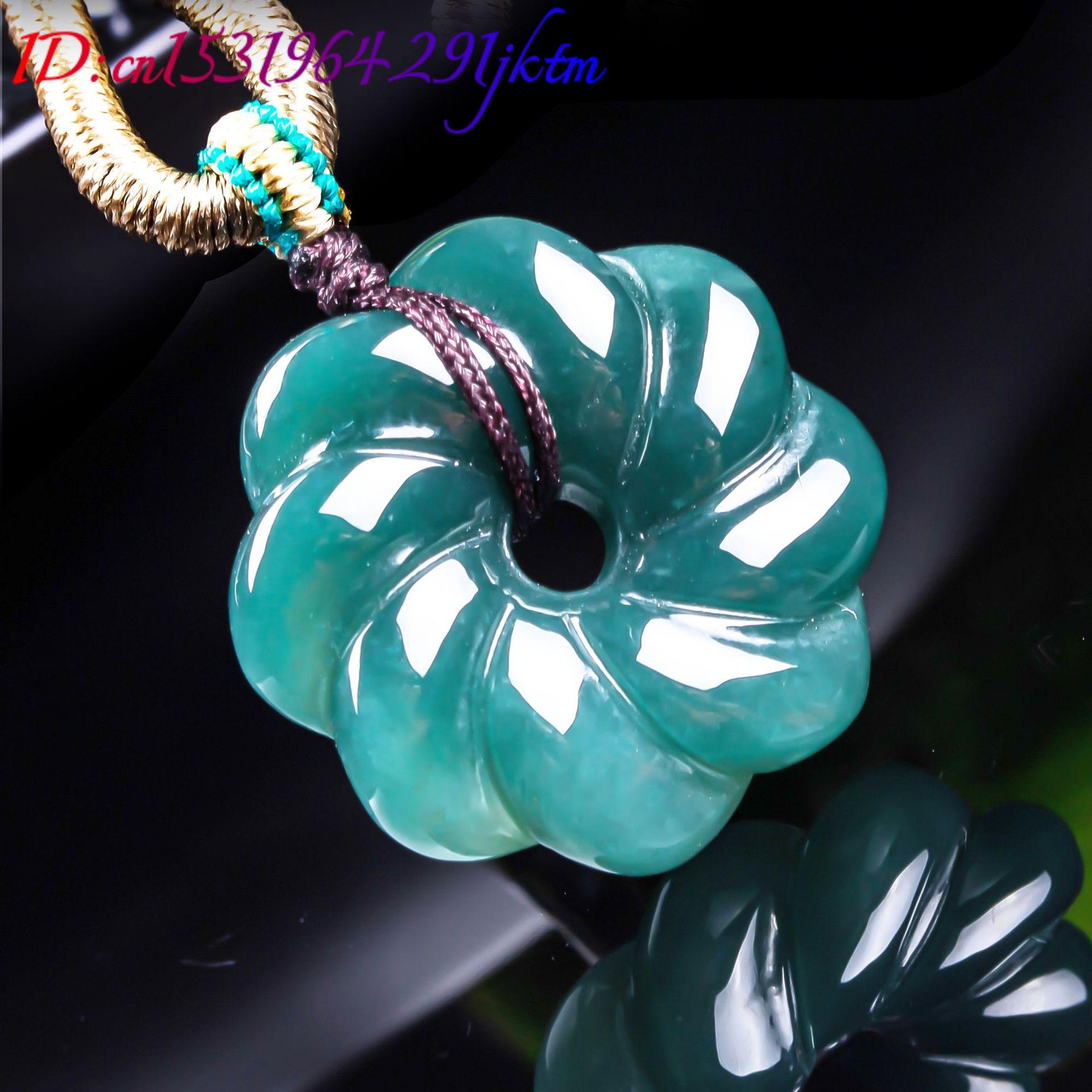 Kalung Liontin Bunga Giok Burm - Women'S Fashion ulasan dan harga