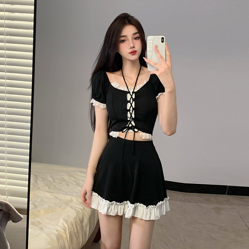 Baju Renang Wanita Dua Potong  - Women'S Fashion Middle Ages ulasan dan harga