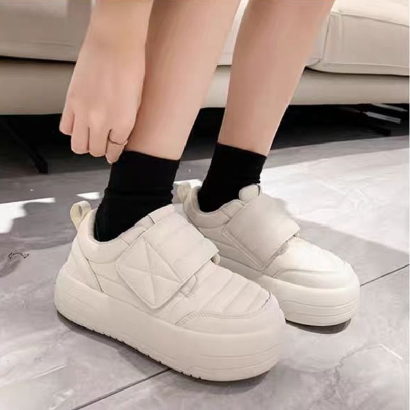 Sepatu Sneakers Roti Flanel Ha - Women'S Fashion Velcro Sneakers ulasan dan harga