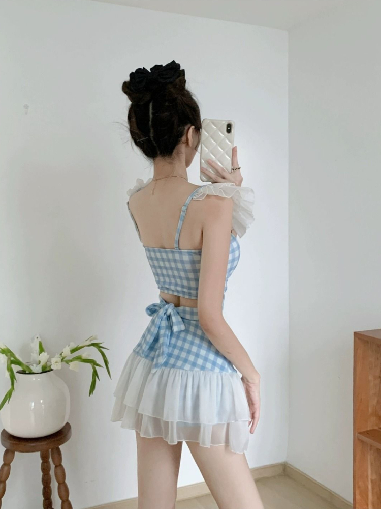 Baju renang halter pelangsing  - Women'S Fashion Middle Ages ulasan dan harga