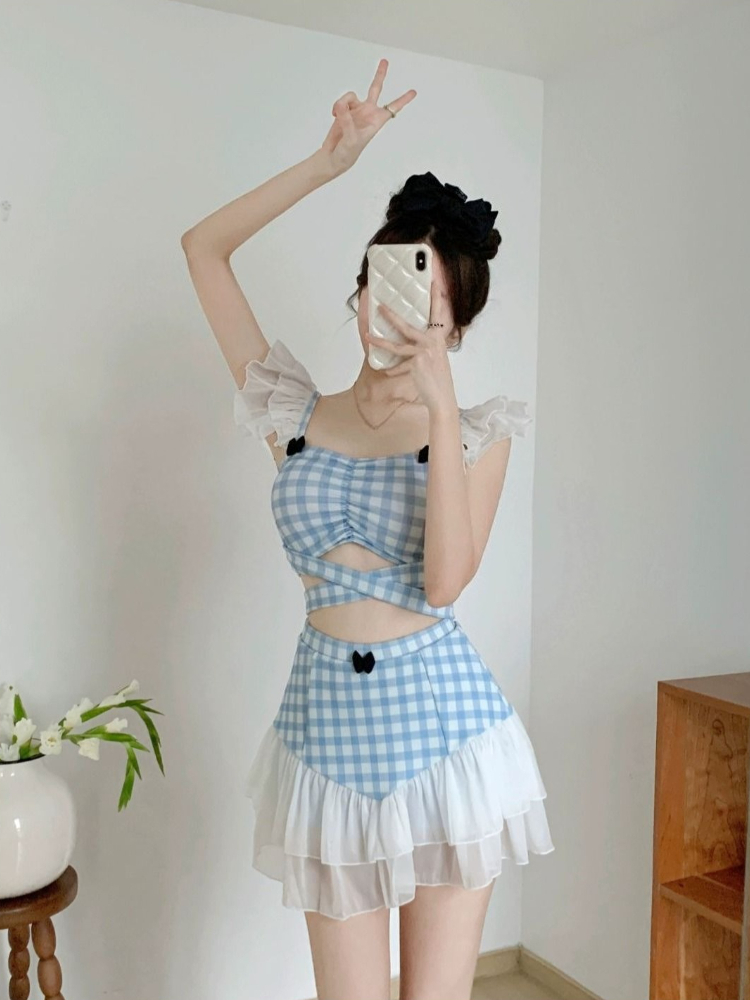 Baju renang halter pelangsing  - Women'S Fashion Middle Ages ulasan dan harga
