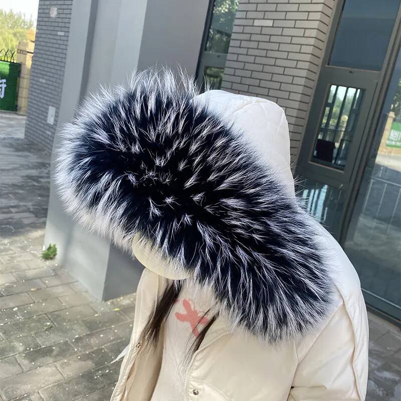 Kerah Bulu Rakun Untuk Jaket W - Women'S Fashion Parka ulasan dan harga
