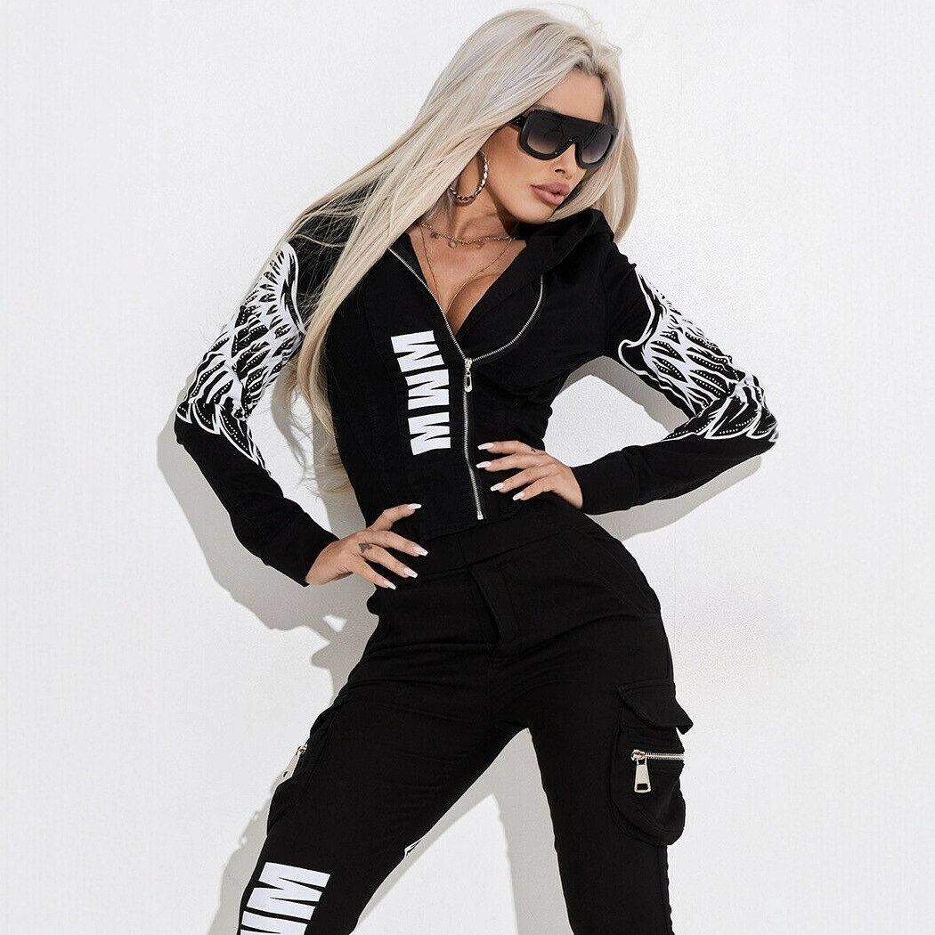 Setelan Olahraga Wanita 2026 M - Women'S Fashion Zip Up Hoodies ulasan dan harga