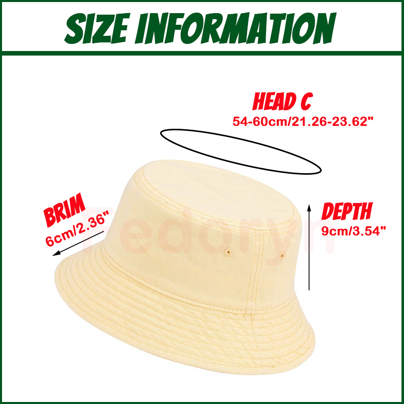 Topi Nelayan Kustom Fedoryn De - Bucket Hat Women ulasan dan harga