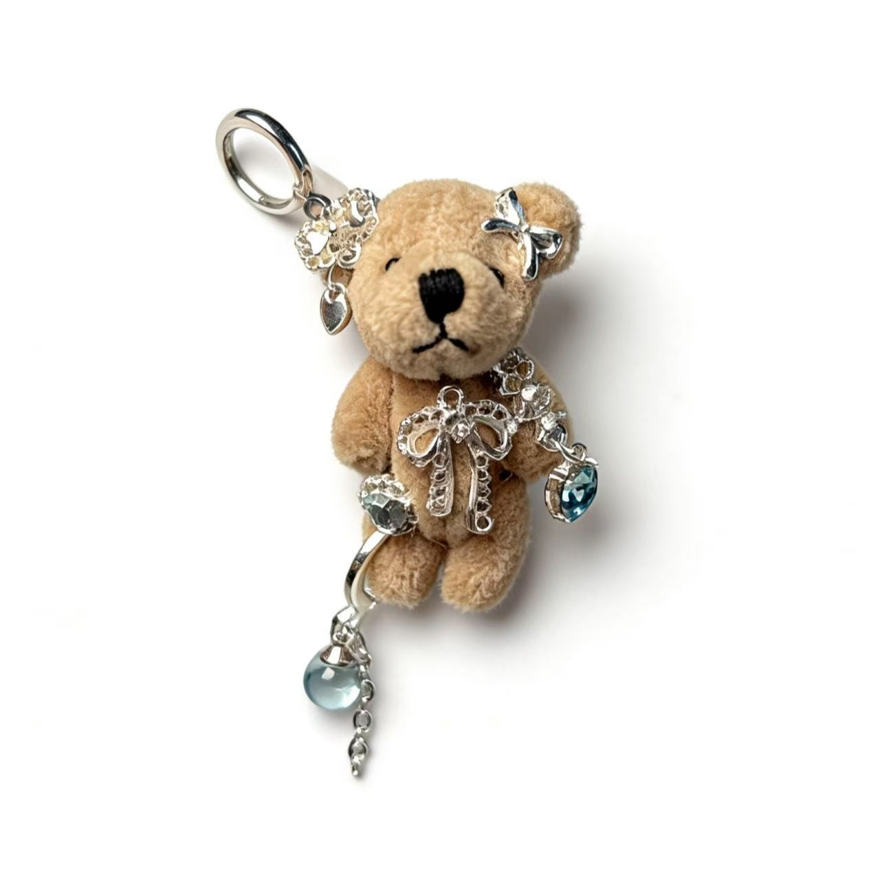 Anting Beruang Teddy Harajuku  - Women'S Y3K Fashion ulasan dan harga