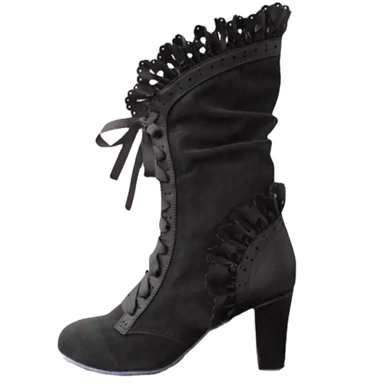 Sepatu hak tinggi sol tebal uj - Women'S Fashion Victorian ulasan dan harga