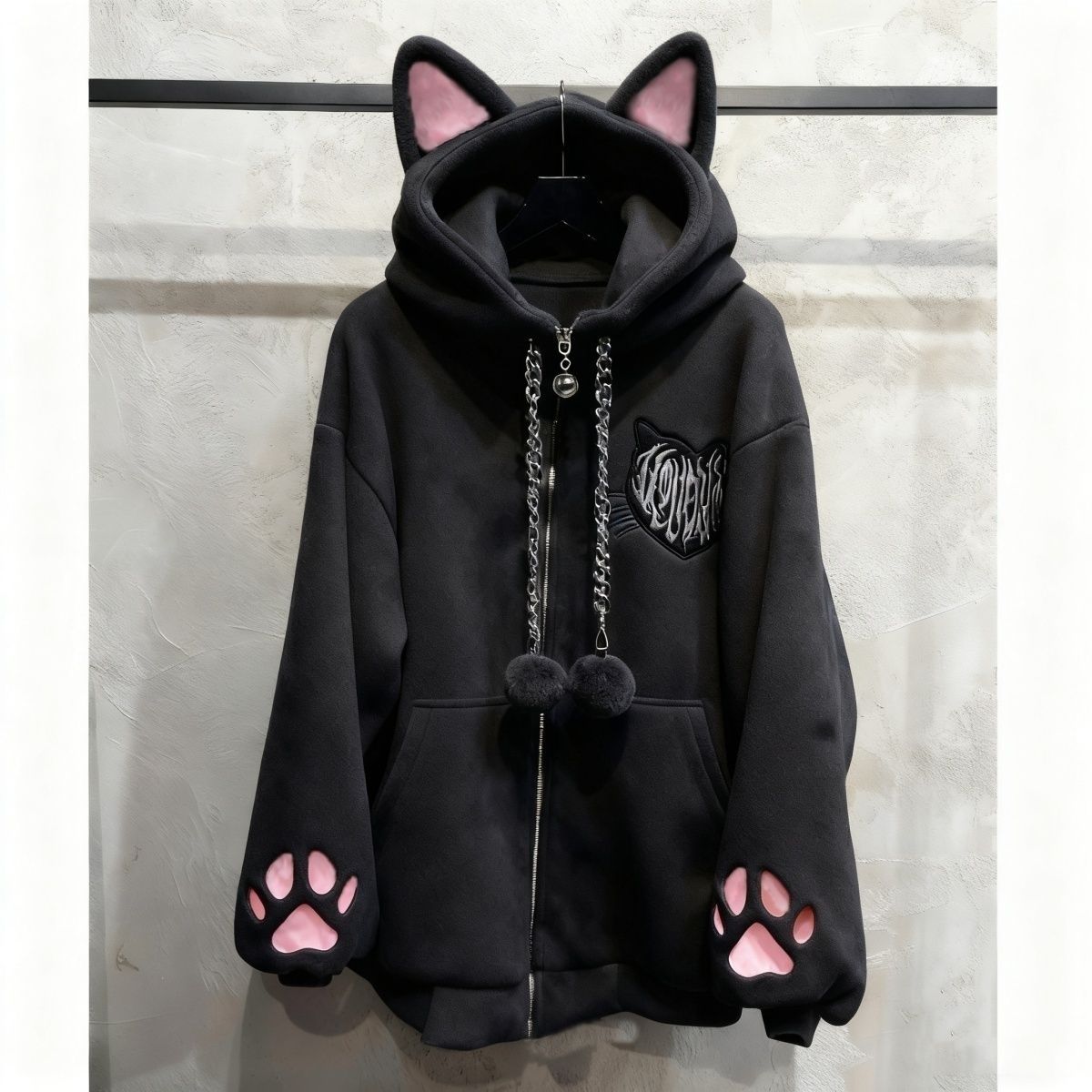 Jaket Berkerudung Bertelinga K - Women'S Fashion Zip Up Hoodies ulasan dan harga