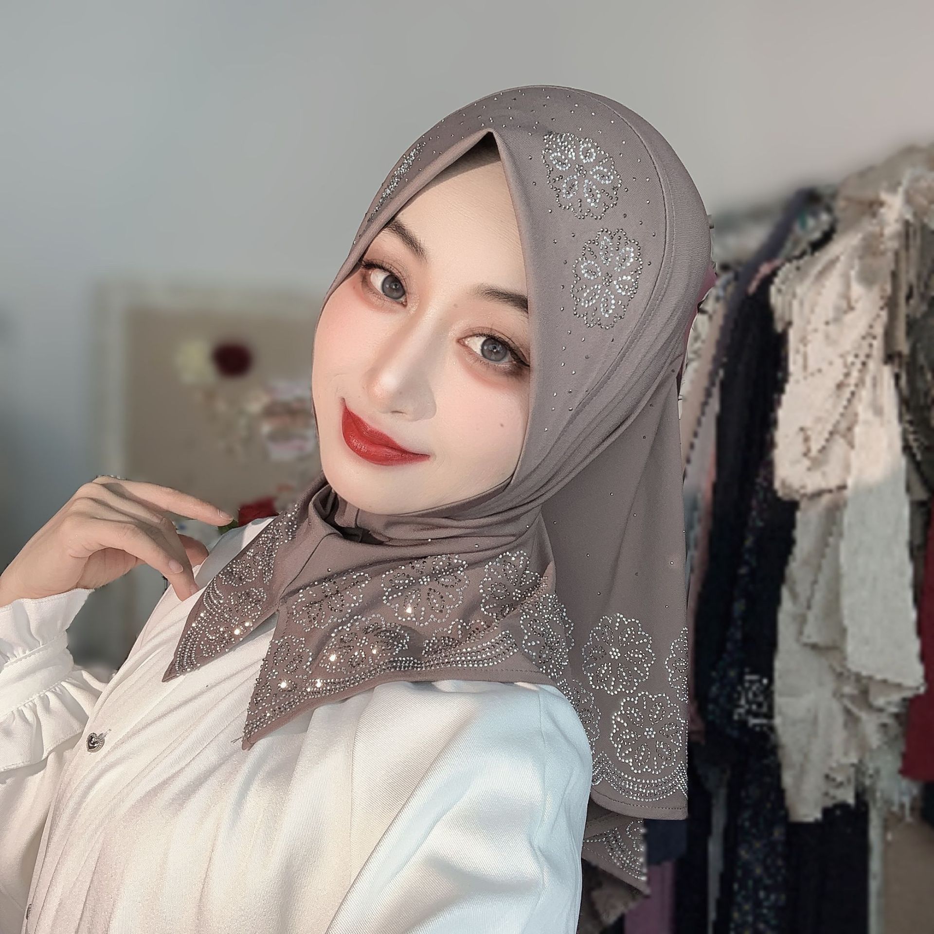 Hijab Muslim Siap Pakai Wanita - Women Fashion Designer ulasan dan harga