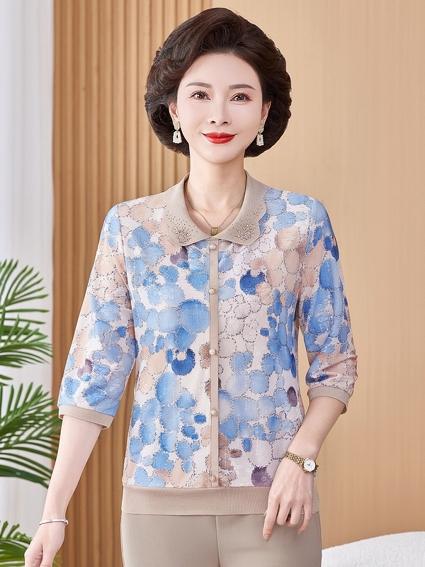Kaos Rajut Pendek Motif Elasti - Women Fashion Over 60 ulasan dan harga