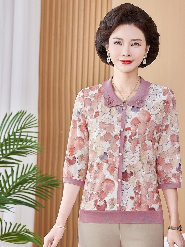 Kaos Rajut Pendek Motif Elasti - Women Fashion Over 60 ulasan dan harga