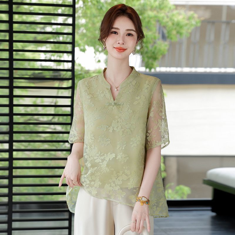 Kaus Lengan Pendek Longgar Mod - Women Fashion Over 60 ulasan dan harga
