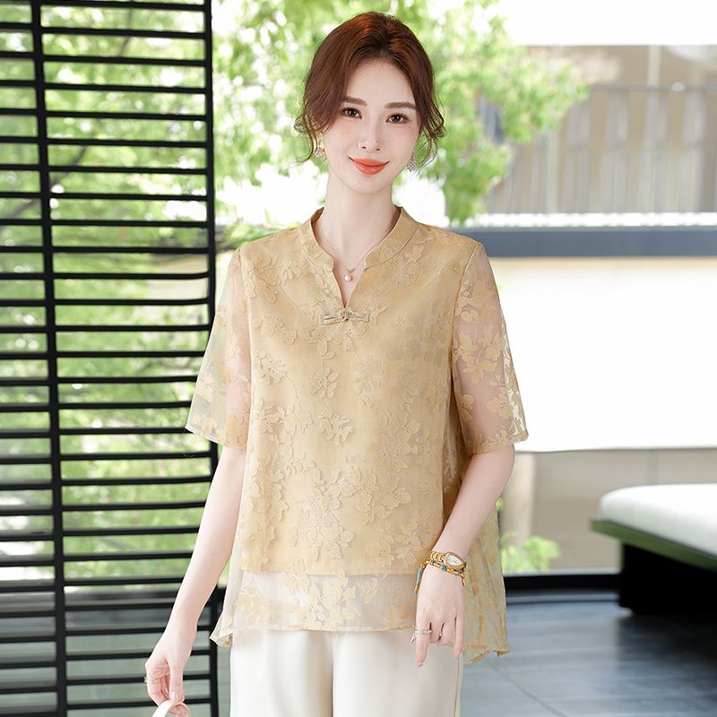 Kaus Lengan Pendek Longgar Mod - Women Fashion Over 60 ulasan dan harga