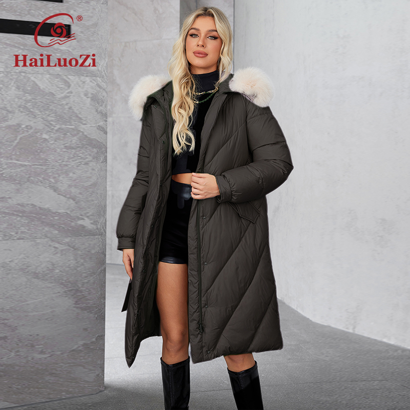HaiLuoZi 2024 wanita, jaket Pa - Women'S Fashion Parka ulasan dan harga