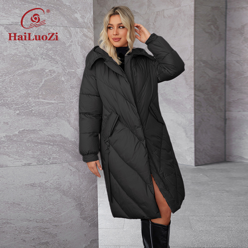 HaiLuoZi 2024 wanita, jaket Pa - Women'S Fashion Parka ulasan dan harga