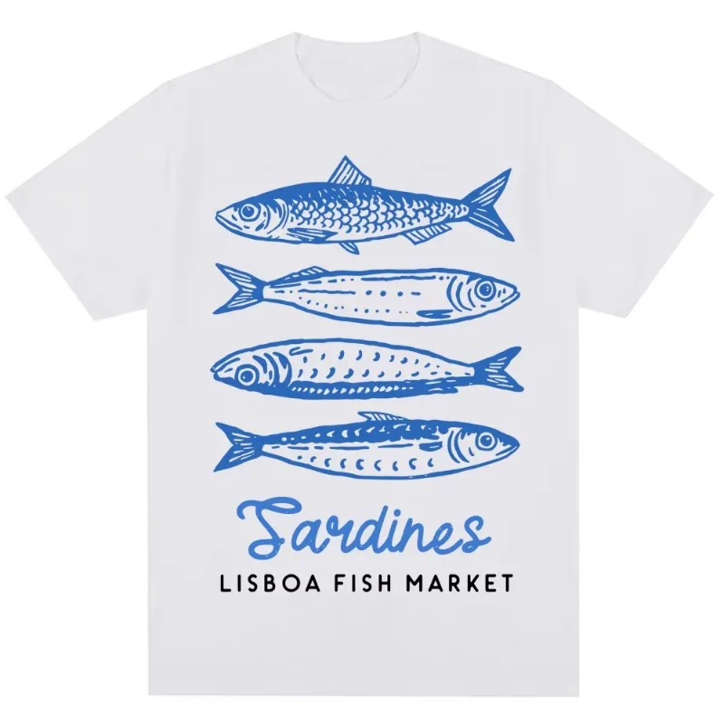 Kaus Gambar Pasar Ikan Lucu Ka - Women'S Fashion Market Size ulasan dan harga
