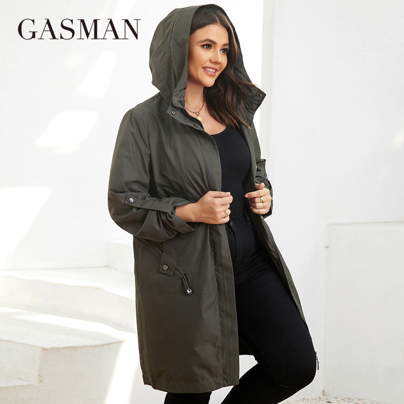 GASMAN Jas Hujan Musim Gugur U - Women'S Fashion Parka ulasan dan harga