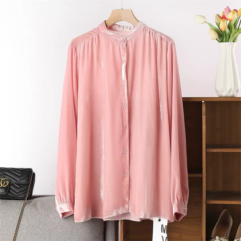 Kemeja Lengan Panjang Kantor S - Women'S Fashion Middle Ages ulasan dan harga
