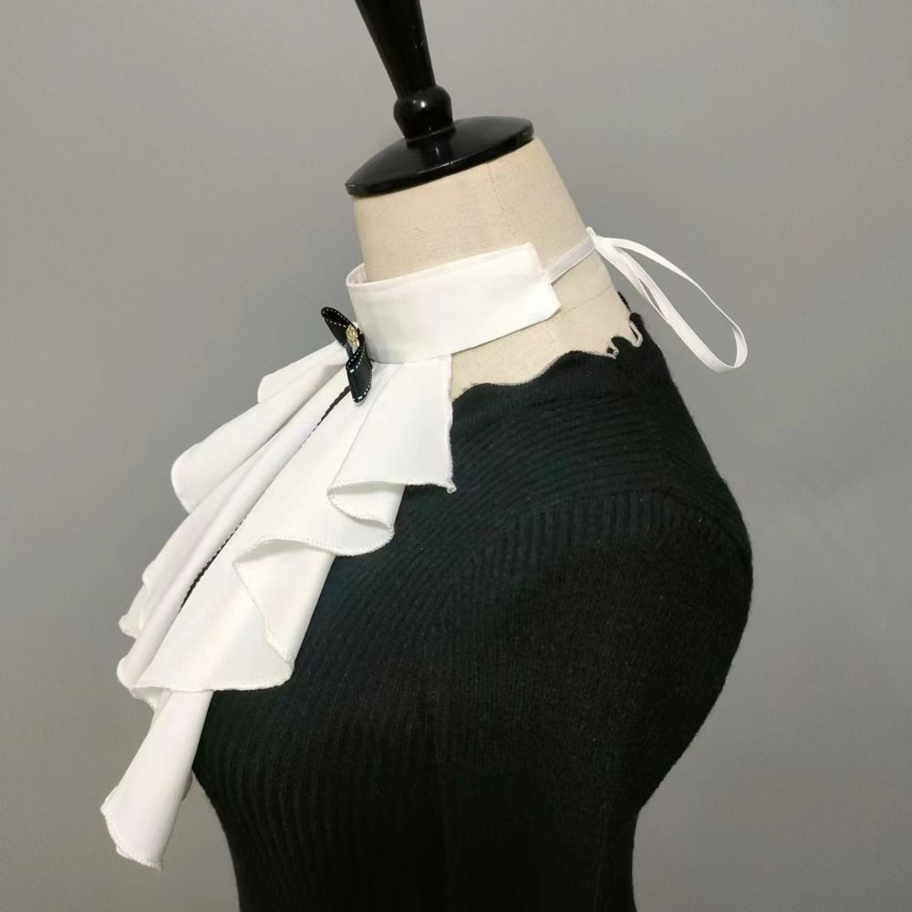 Desain Ruffle Lolita Jabot Nec - Women'S Fashion Victorian ulasan dan harga