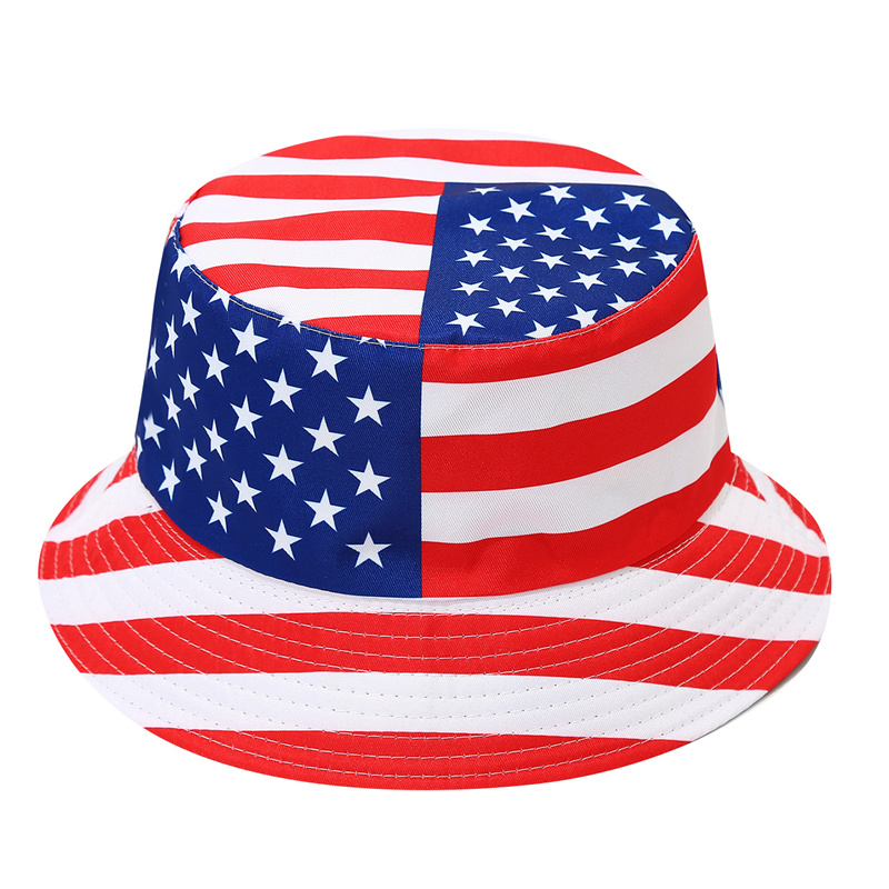 Topi Bucket Bendera Nasional 2 - Bucket Hat Women ulasan dan harga