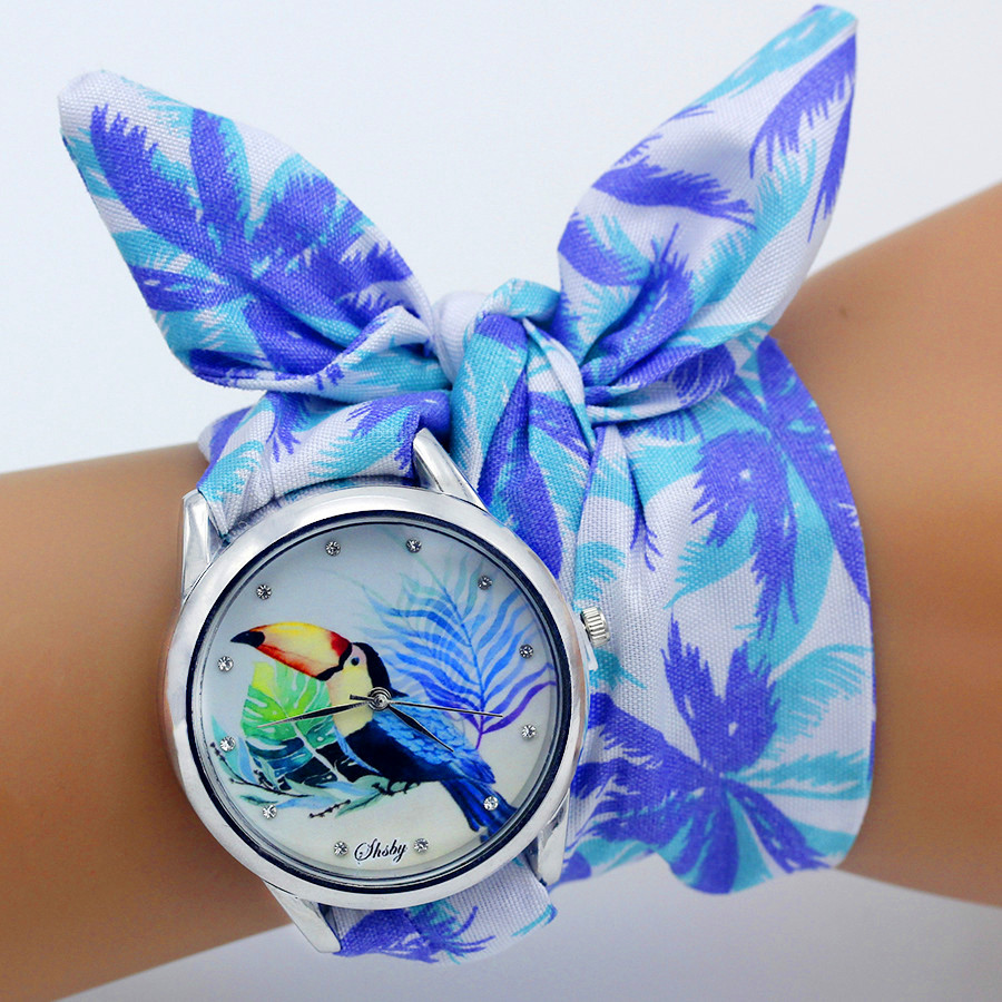 Shsby Jam Tangan Kain Bunga Wa - Women'S Fashion From The 60S ulasan dan harga