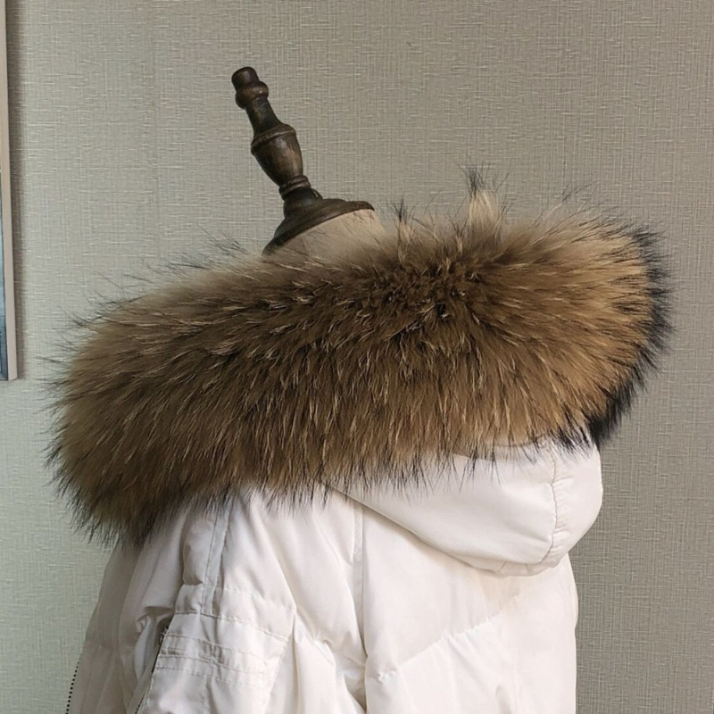Kerah bulu asli untuk mantel p - Women'S Fashion Parka ulasan dan harga