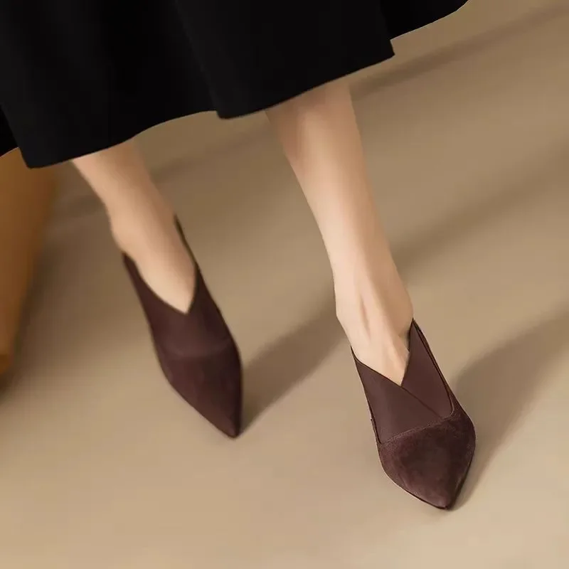 Sepatu hak tinggi runcing berb - Sale Fashion Women ulasan dan harga