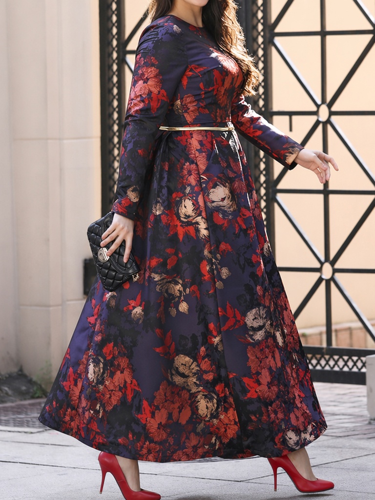 DEVCHATA Gaun Maxi Boho Vintag - Maxi Dress Boho ulasan dan harga