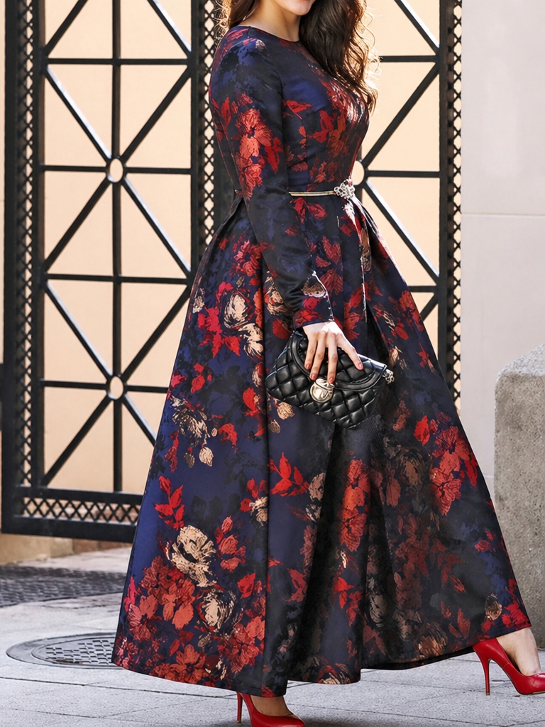DEVCHATA Gaun Maxi Boho Vintag - Maxi Dress Boho ulasan dan harga