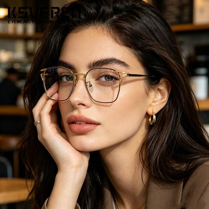 Bingkai Kacamata Lensa Bening  - Women'S Fashion Glasses With Clear Lenses ulasan dan harga