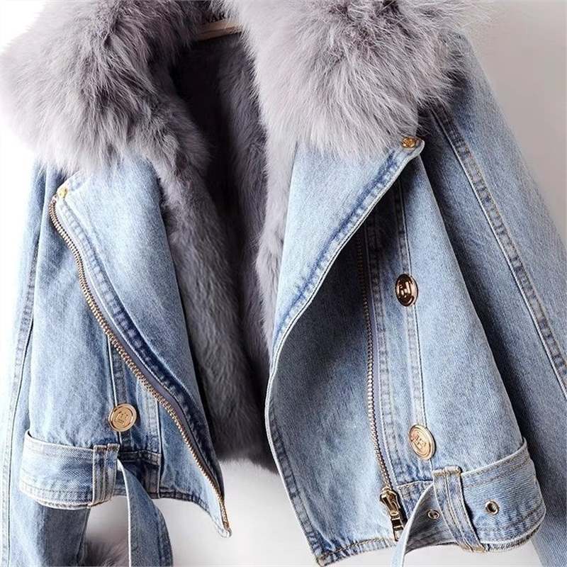 AW Jaket Jeans Wanita Baru den - Women'S Fashion Parka ulasan dan harga