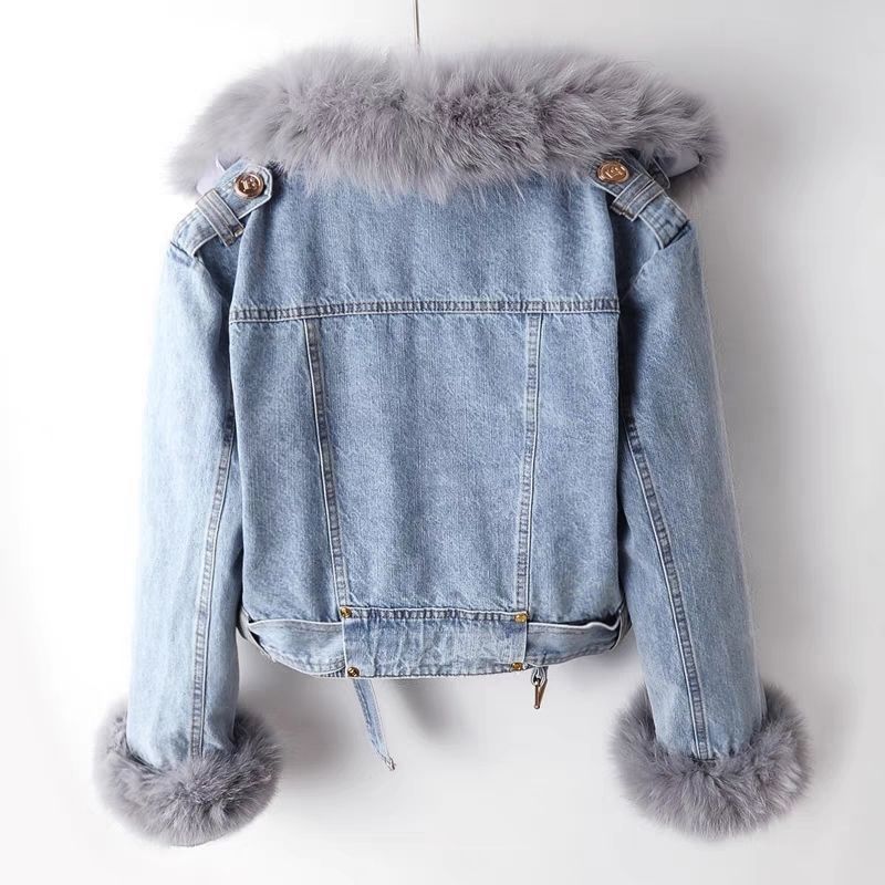 AW Jaket Jeans Wanita Baru den - Women'S Fashion Parka ulasan dan harga
